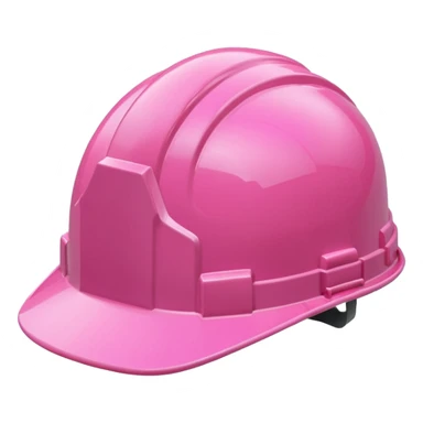 pink hard hat sticker