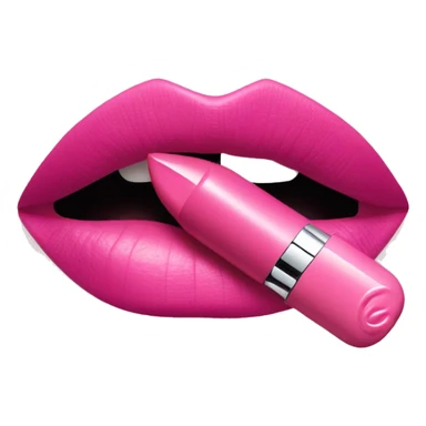 Pink DIOR lipstick sticker