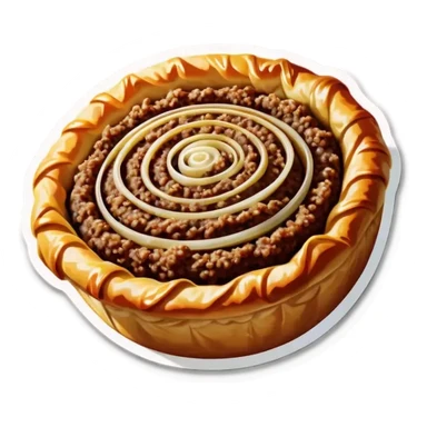 bosnian dish called burek sticker