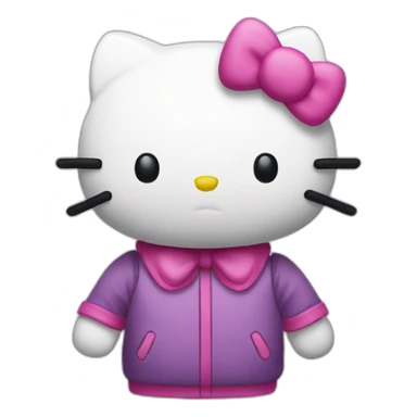 Hello Kitty avec evolo sticker