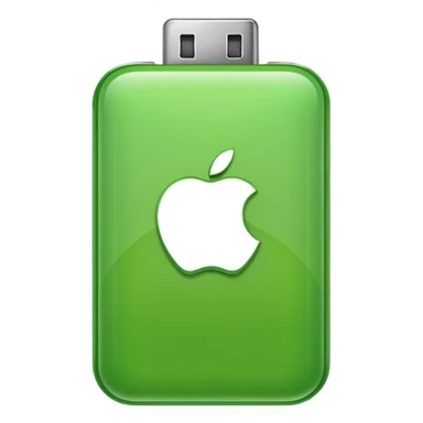 Fullbattery icon apple sticker