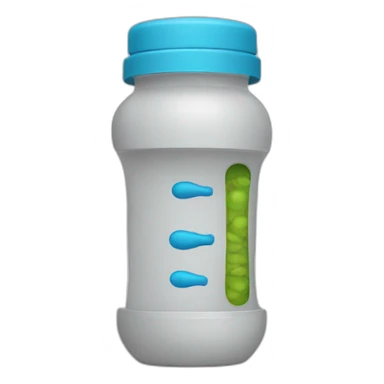 Protein shaker sticker