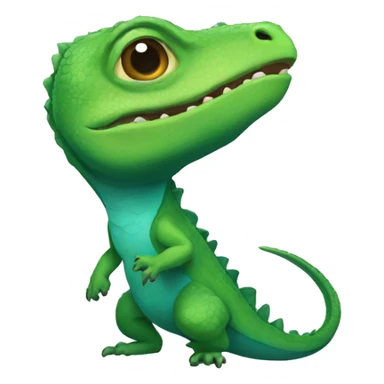 Bue lizard sticker