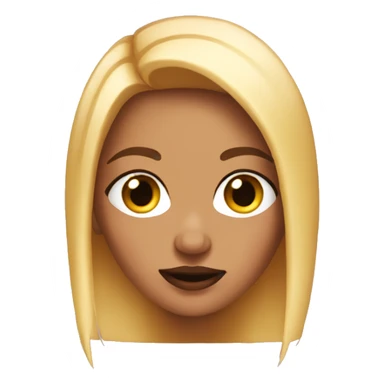 A baddie girl with nails sticker