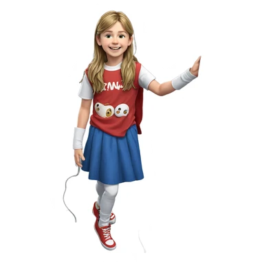 smiling boy with long hair sticker