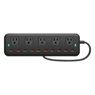 3 way power strip sticker