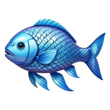 High resolution of  full body fish without distorted sticker
