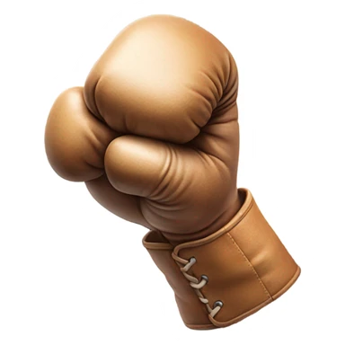 strong arm with boxing glove sticker