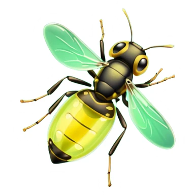 fireflies sticker