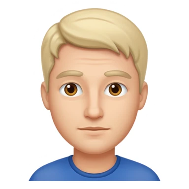 european man sticker