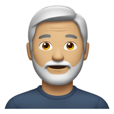 A  middle-aged  Asian  man  with  a  beard. sticker