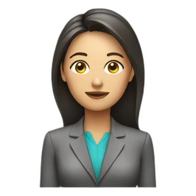 project manager woman sticker