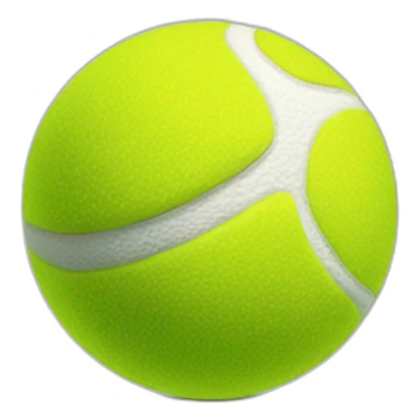 tropic tennis ball sticker