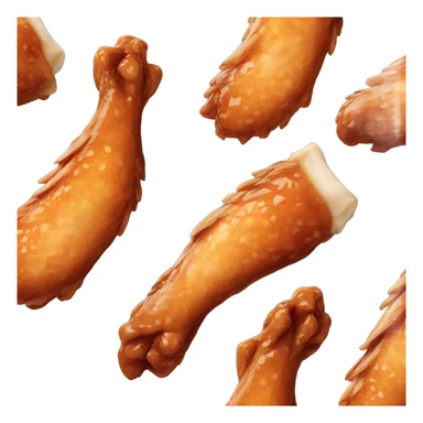 Chicken wing sticker