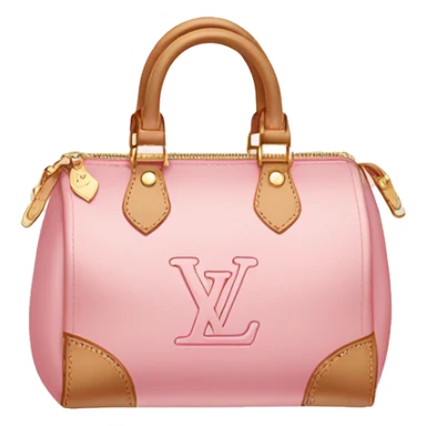 Light pink Louis Vuitton purse sticker