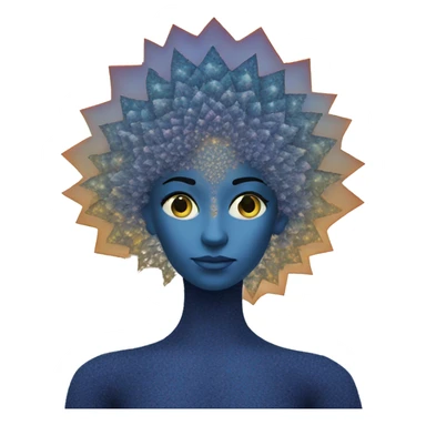 Fractal Muse sticker