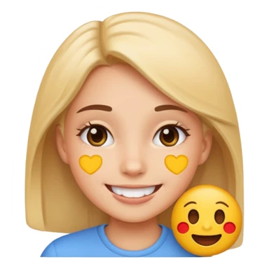 Clean girl emojis sticker