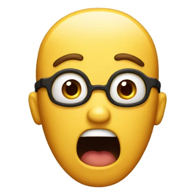 shocked hello face emoji  sticker