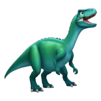 Un dinosaures qui qui chevauchent 7ne mamie sticker
