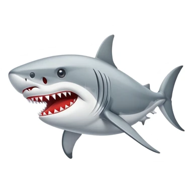 Tiburón con zapatillas Nike sticker