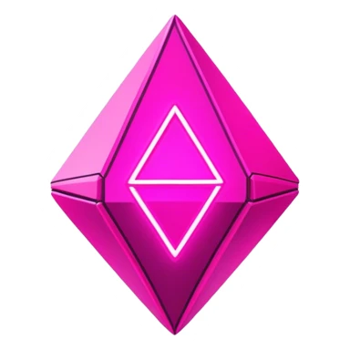 neon pink cyberpunk plumbob sticker
