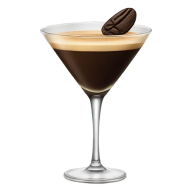 Espresso martini  in tall glass sticker