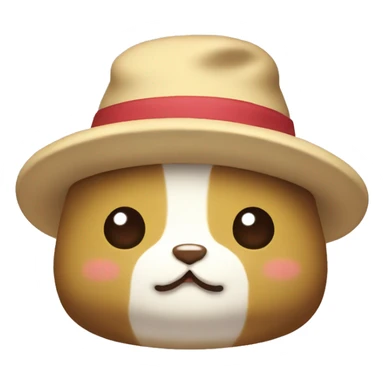sanrio pompompurin with brown hat sticker