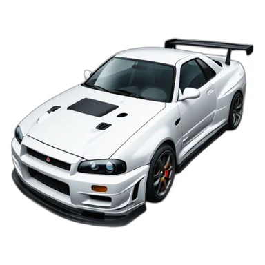voiture gtr r34 sticker