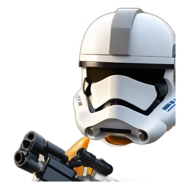 Stikcer of Lego Star Wars Trooper sticker