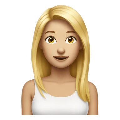 kind mit blonden haaren in longshamp bah sticker