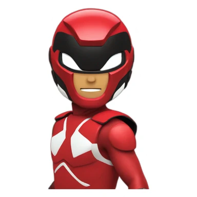 Red Ranger sticker