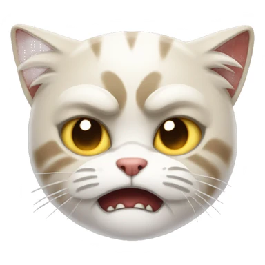 Angery cat sticker