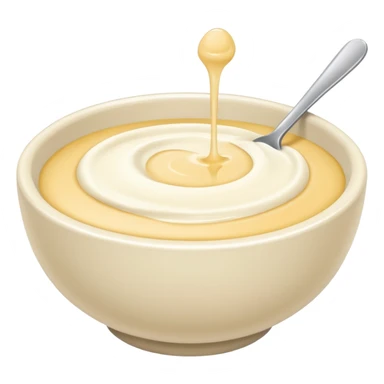cream without bowl sticker