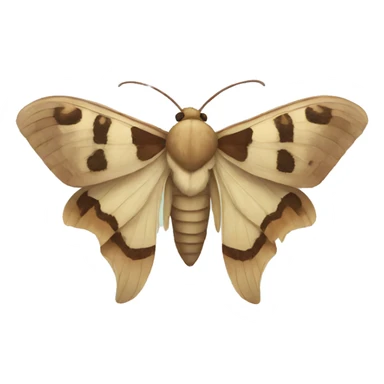 Moth sticker
