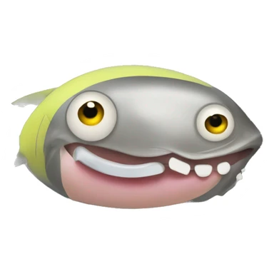 Tuna fish in a car sticker