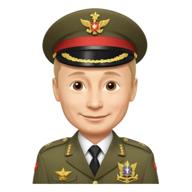 путин военный шарж sticker