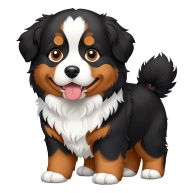 mini Bernese mountain dog sticker