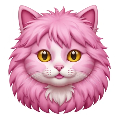 pink cat emoji sticker