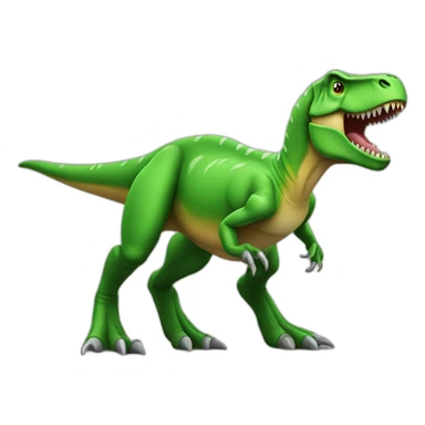 T-rex green sticker