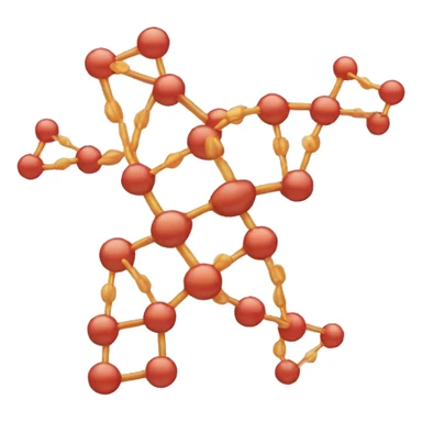Cute DNA molecule sticker