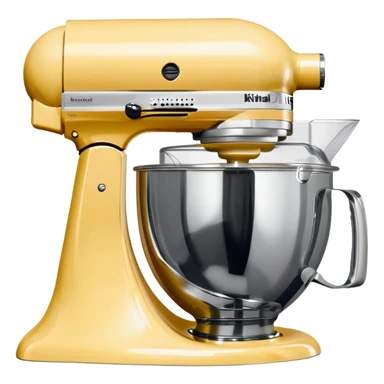 light yellow kitchenaid sticker