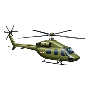 Military Helicopter sticker