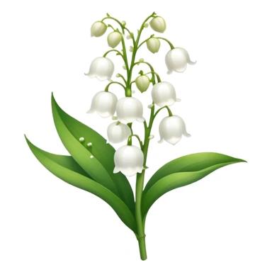 Lily of the valley. sticker