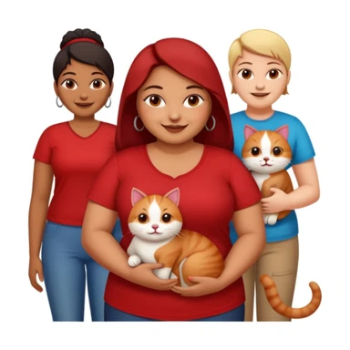 Fat Indian woman working at target with her friends dead cat sticker