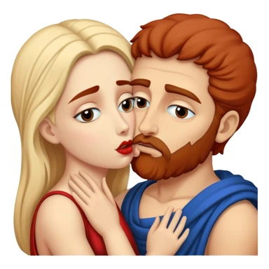Jocasta and Oedipus kiss sticker