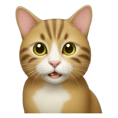 kiwi-cat sticker