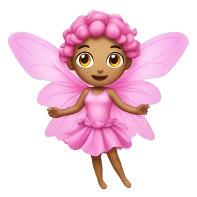 Pink fairy with dust sticker