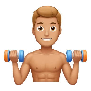 man using foam-roller sticker