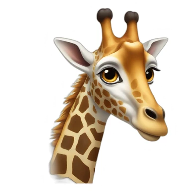 oreille de girafe sticker