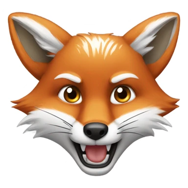 Feisty Fox  sticker